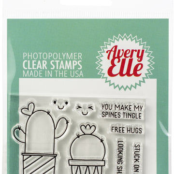 Avery Elle Clear Stamp Set 2"X3" - Stuck On You