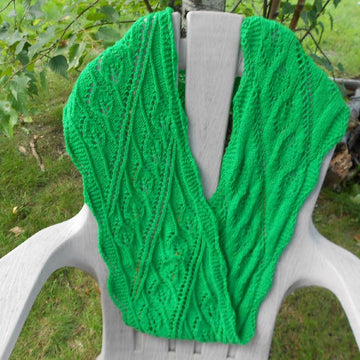 Leaning Leaf Infinity Scarf