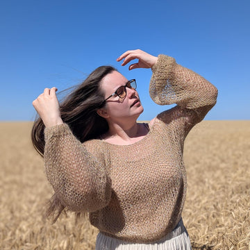 Gossamer Mohair Boatneck