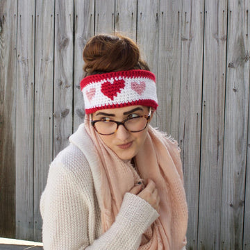 Queen of Hearts Ear Warmer