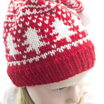 Wintry Fair Isle Stocking Cap