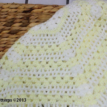 Cascade Shawl Afghan Crochet Pattern #97