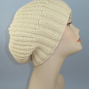 Chunky 2x2 Rib Cuff Fishermans Rib Slouch Hat