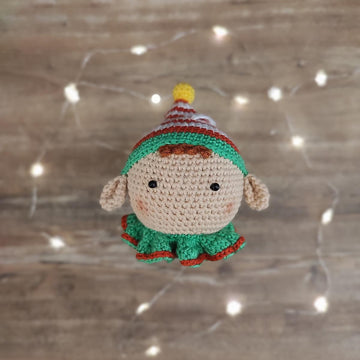Ellie the Elf Crochet Bauble Pattern