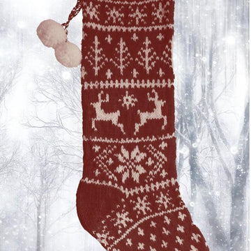 Reindeer Christmas Stocking