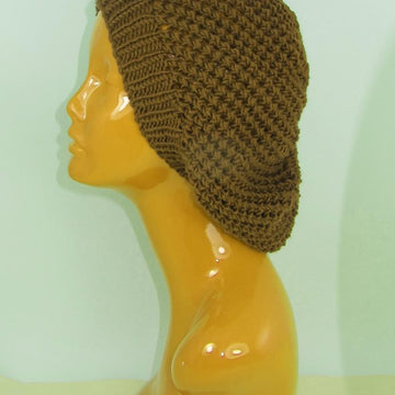 Simple Chunky Lacey Tam Slouch Hat