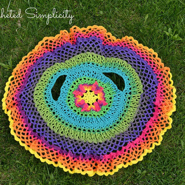 Girls Butterfly Mandala Vest