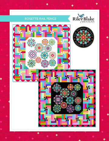 Riley Blake Rosette Rail Fence - Downloadable PDF