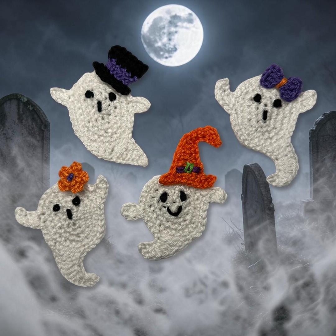 Halloween Ghosts Crochet Pattern