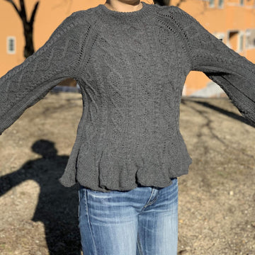 Cable A sweater