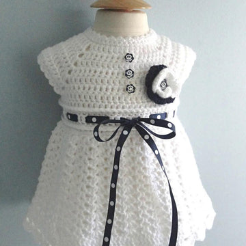 Crocheted Baby Dress Knitting Baby Bloomers