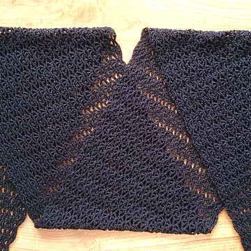 Black lace scarf