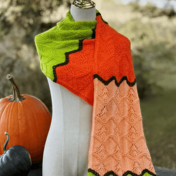 Fall Chevron Shawl