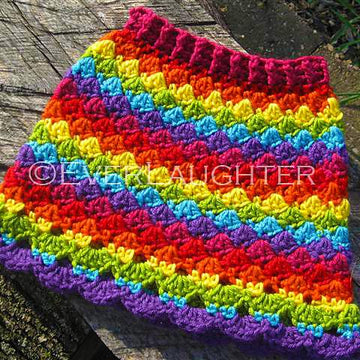 Colorful Waves Skirt