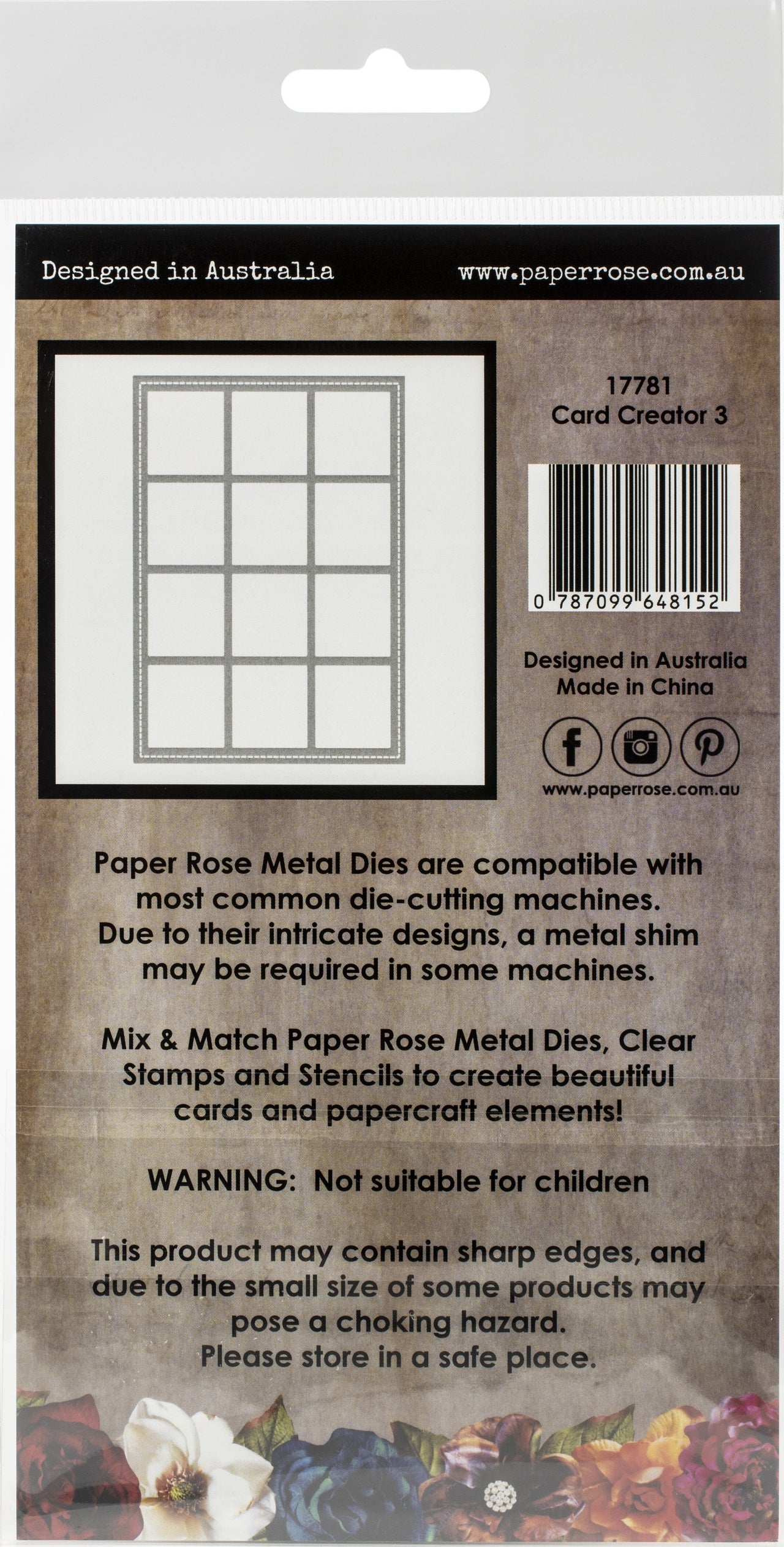 Paper Rose Dies - Card Creator 3