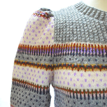 Dotty short-sleeved sweater