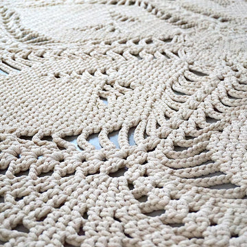 Crochet pattern Rug LIFE IS A FLOWER