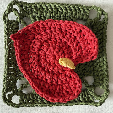 Anthurium Flower Granny Square