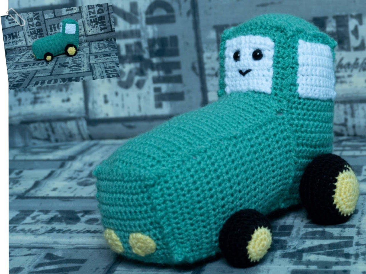 Amigurumi Häkelanleitung Traktor Terry