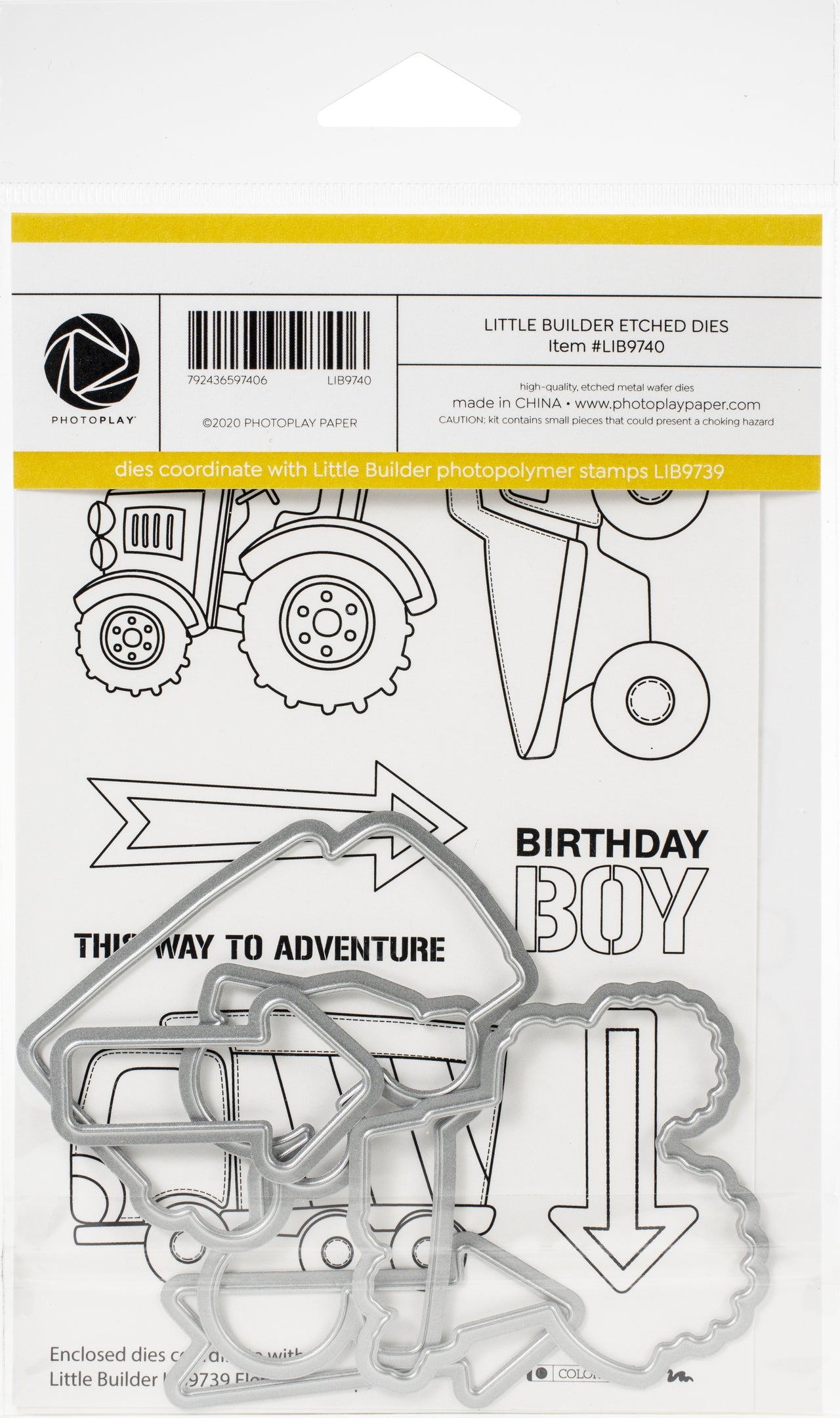 Photoplay Paper PhotoPlay Etched Die - Little Builder