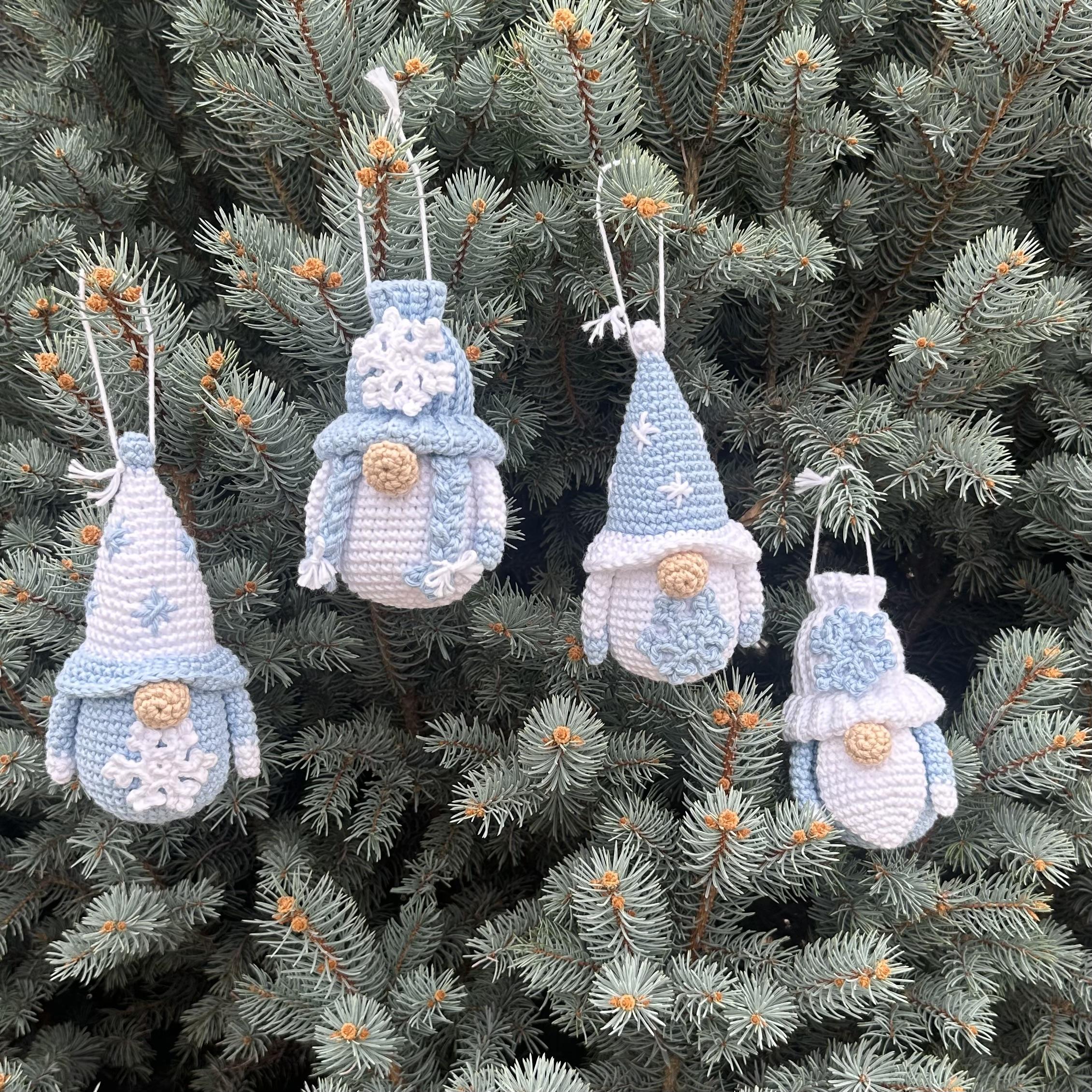 Winter Gnome Christmas Ornaments