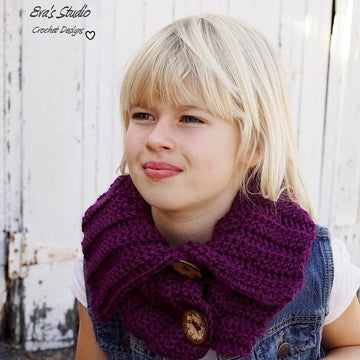 Crochet Bobble Hat and Neck Warmer