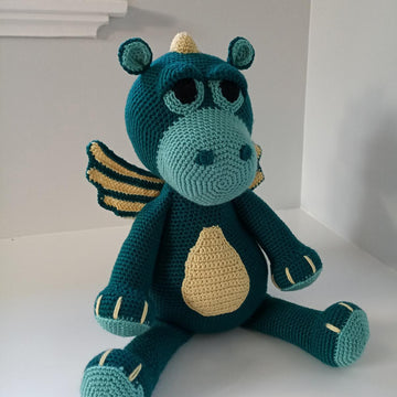 Crochet Amigurumi Snuff the Baby Dragon