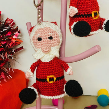 Santa keychain