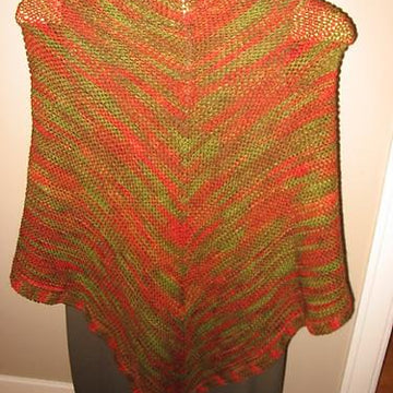 Simple Colorplay Shawl