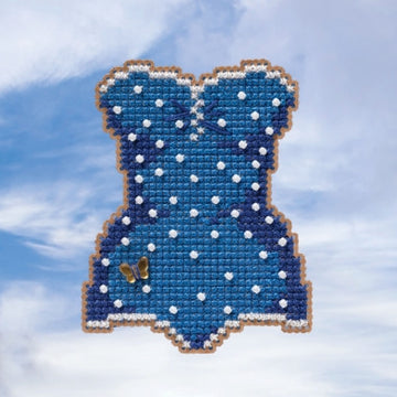 Mill Hill Spring Bouquet 2019 - Swimsuit Seasonal Ornament - 2.25in x 3in