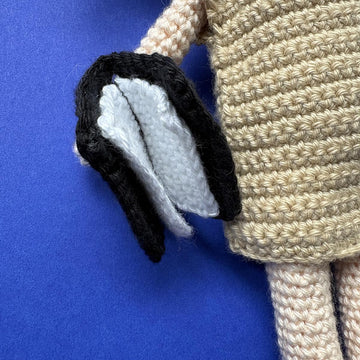 Hard-working elf amigurumi