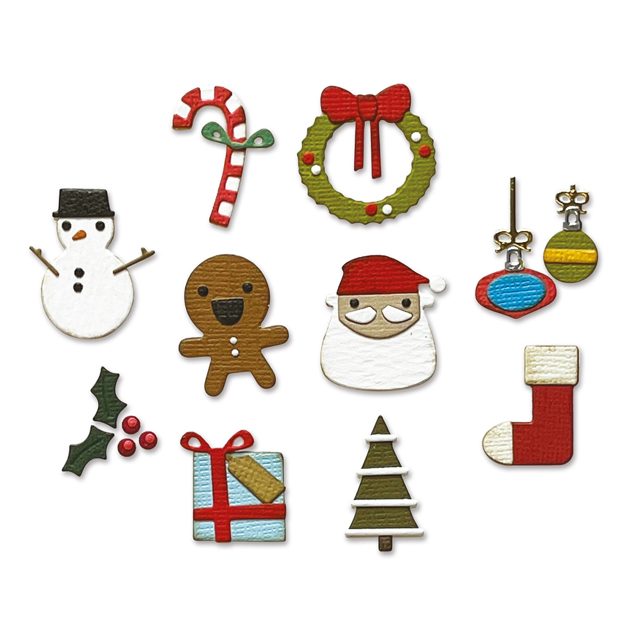 Sizzix Thinlits Die Set 11PK - Christmas Minis