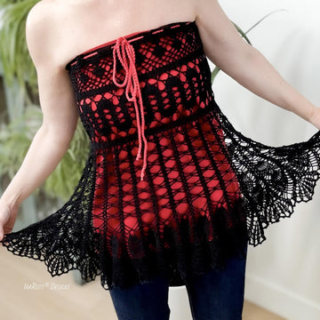 Bruges Waves Pineapple Lace Skirt