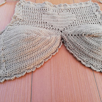 Fillet heart crop top