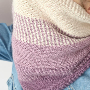 Ombre Moss Stitch Cowl