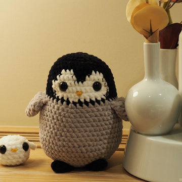 Fluffy baby penguin