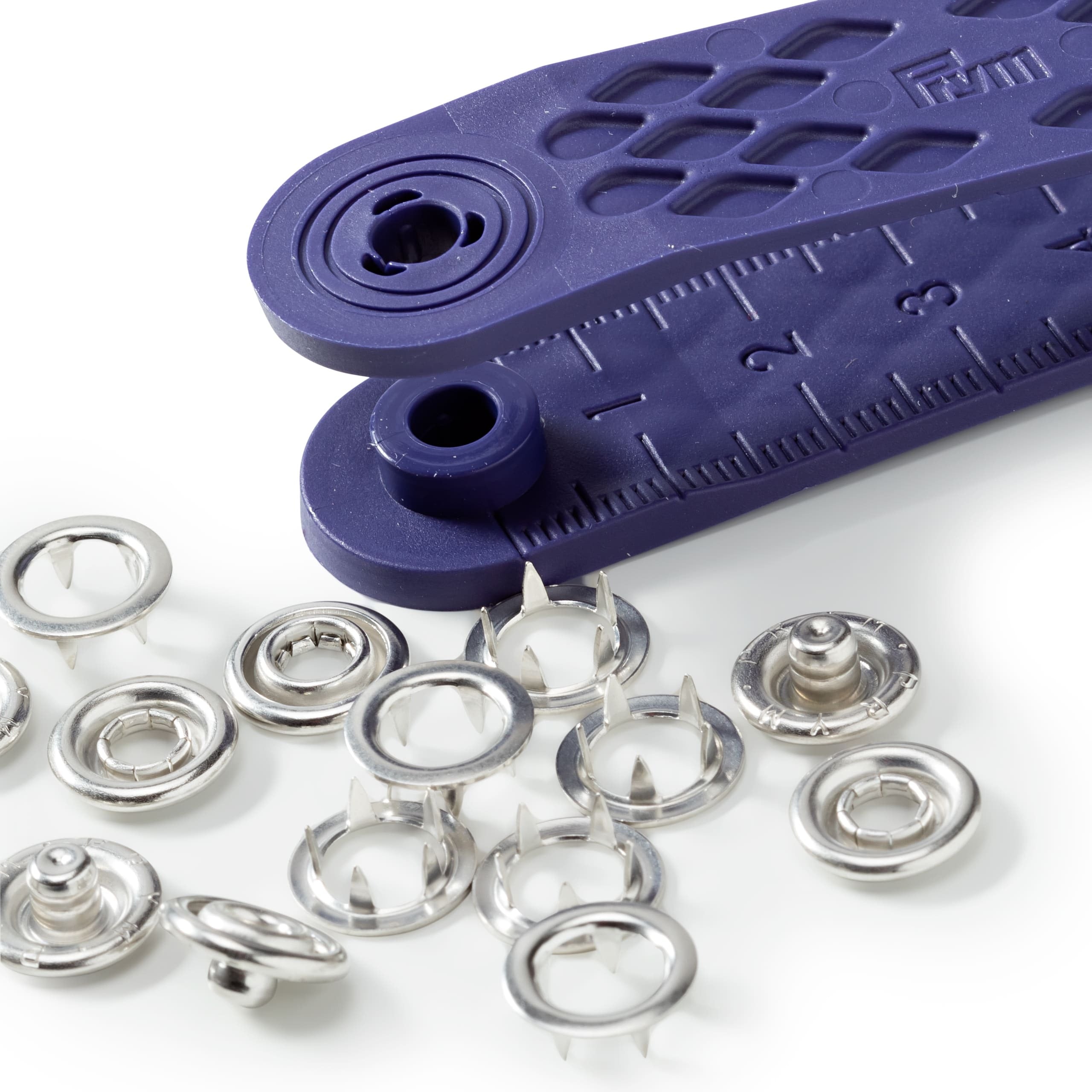 Prym Press Fastener Refill Packs for 390107 Retaining Ring 10 mm Silver Colour
