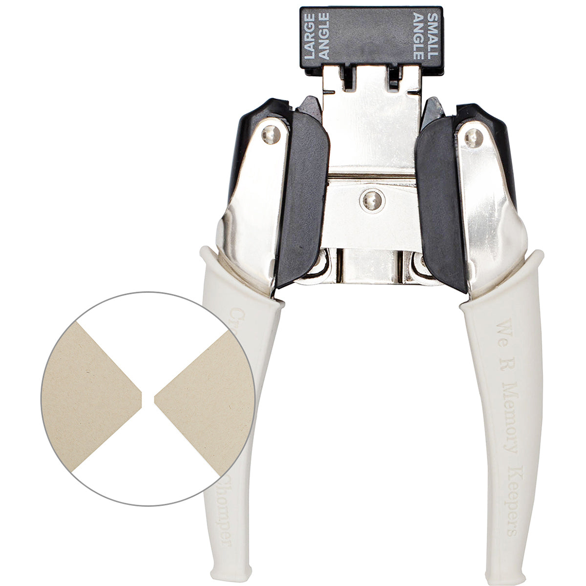 We R Memory Keepers Crop-A-Dile Corner Chomper Tool - Small Angle & Large Angle