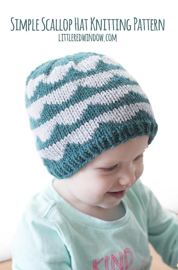 Simple Scallop Hat