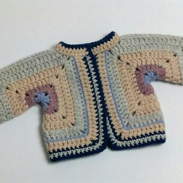 Baby Granny Square Jacket Pattern