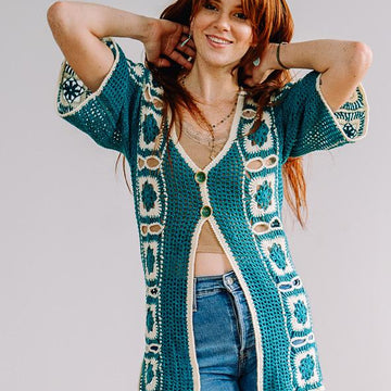 C946-Secret Garden Cardi