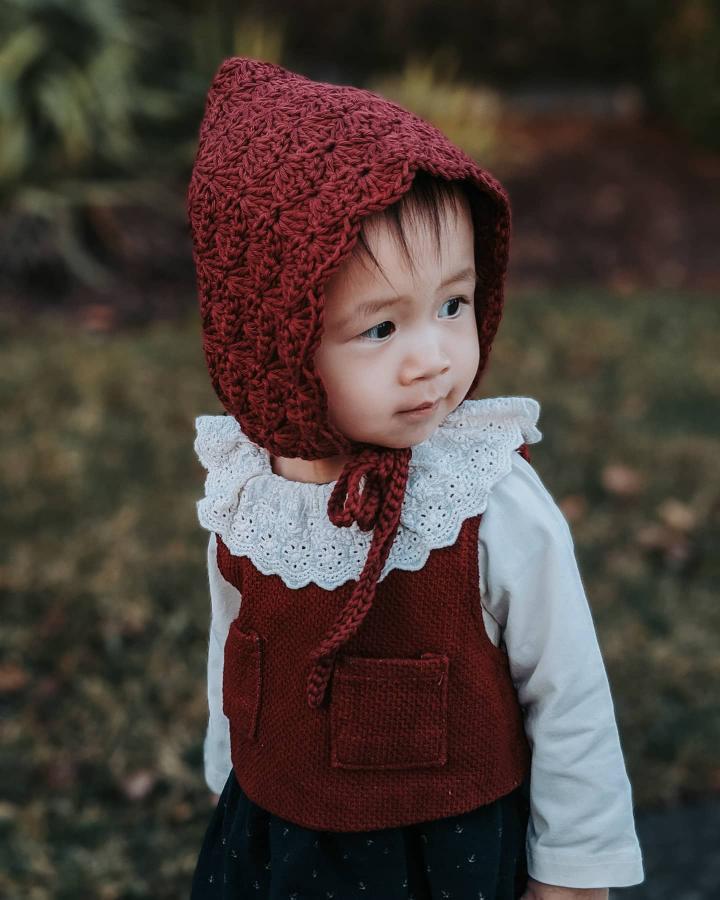 Lacy Pixie Bonnet