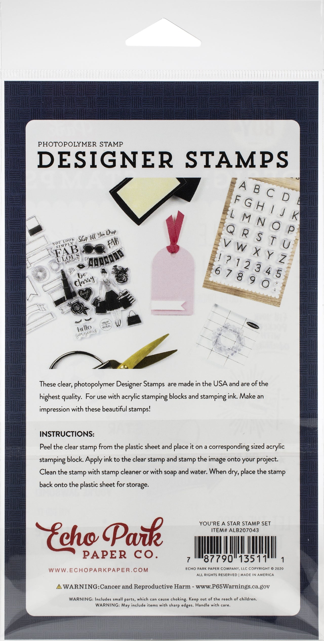 Echo Park Paper Echo Park Stamps - You're A Star, All Boy