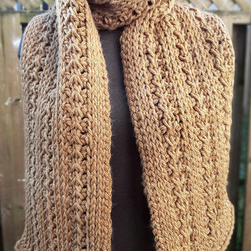 Shiloh Tunisian Scarf