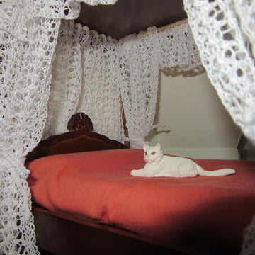 1:12th scale bed hangings
