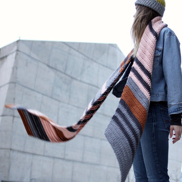 Skyline Bias Scarf
