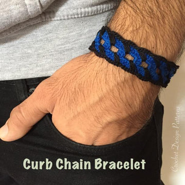 Bracelets for Men Crochet e-book of 3 Patterns