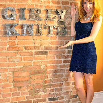 Putting on the Glitz Lace Hem Evening Dress