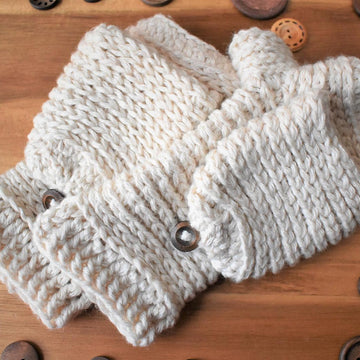 Tabby Star Mittens