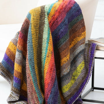 Egg Harbour Afghan in Lion Brand Mandala Thick & Quick - L80198 - Downloadable PDF